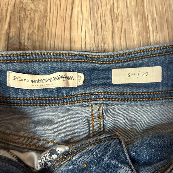 Anthropologie Pilcro and the Letterpress‎ Women’s Size 27 Pleated Straight Leg - Picture 8 of 11